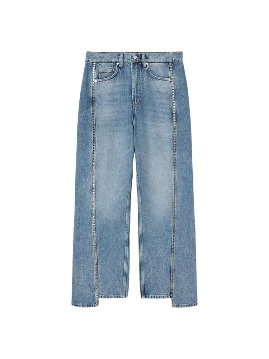 Zdjęcie produktu Jeansy Straight Leg AllSaints niebieski denim