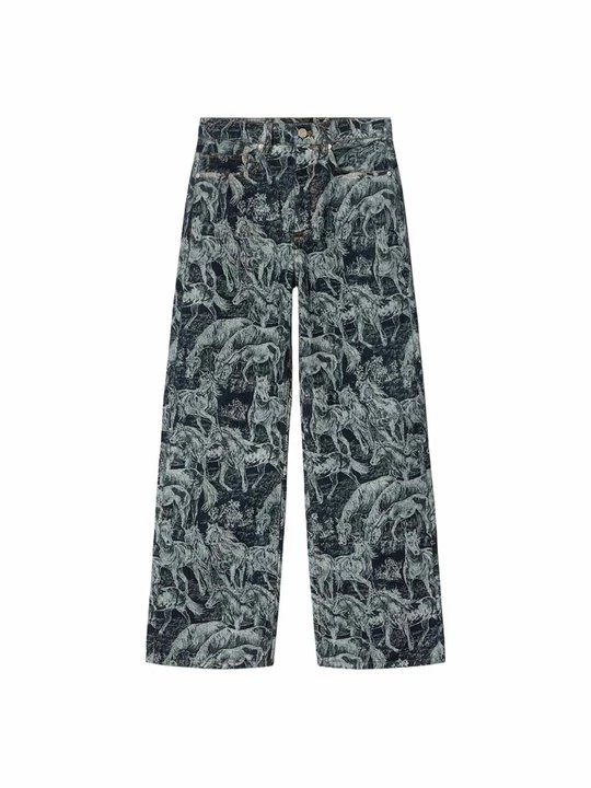 Zdjęcie produktu Jeansy Straight Leg AllSaints niebieski denim