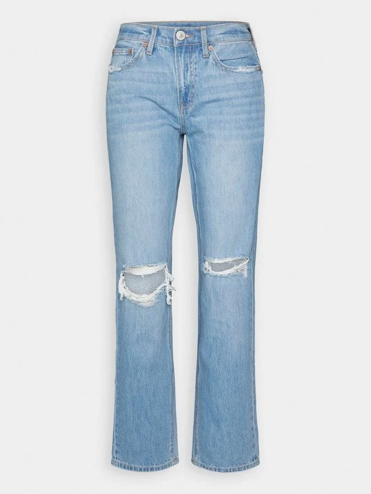 Zdjęcie produktu Jeansy Straight Leg American Eagle niebieski