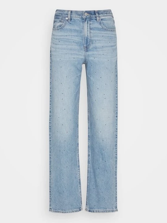 Zdjęcie produktu Jeansy Straight Leg American Eagle ciemnoniebieski