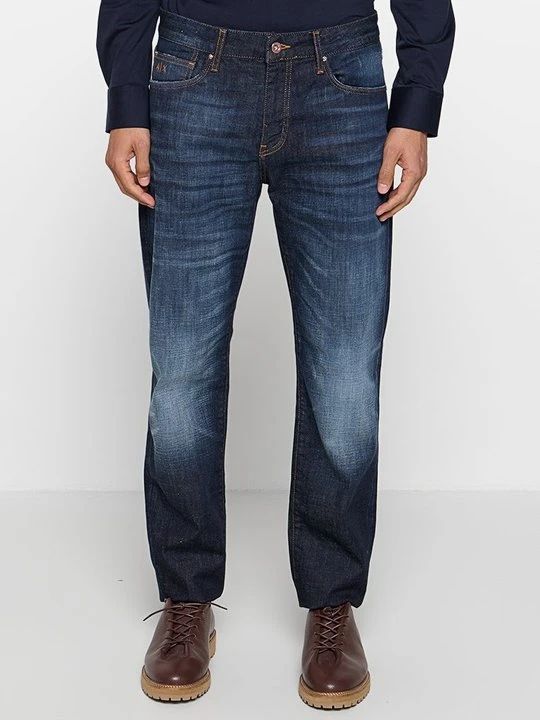 Zdjęcie produktu Jeansy Straight Leg Armani Exchange granatowy