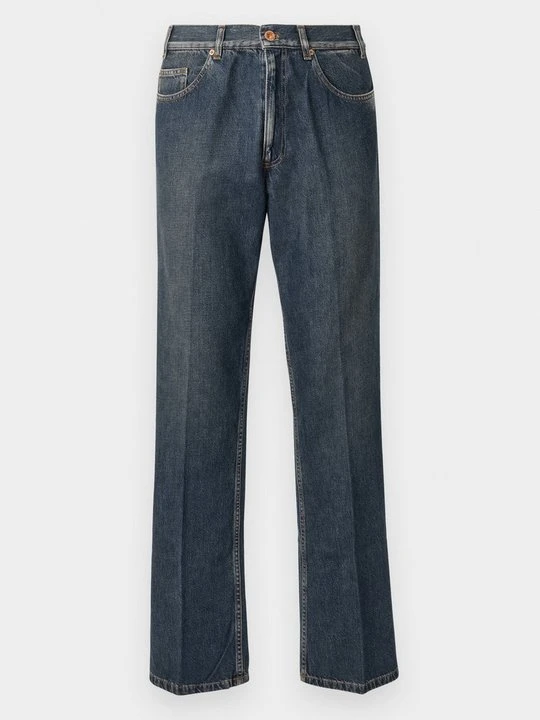 Zdjęcie produktu Jeansy Straight Leg Aspesi niebieski
