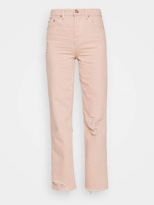 Zdjęcie produktu Jeansy Straight Leg BDG Urban Outfitters różowy