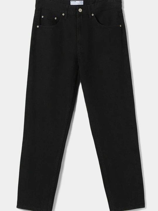 Zdjęcie produktu Jeansy Straight Leg Bershka czarny