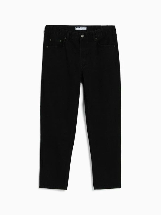 Zdjęcie produktu Jeansy Straight Leg Bershka czarny