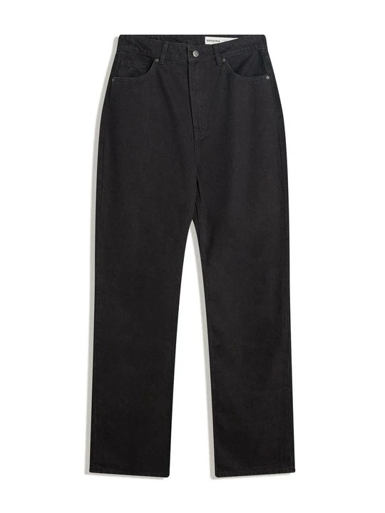 Zdjęcie produktu Jeansy Straight Leg Bershka czarny