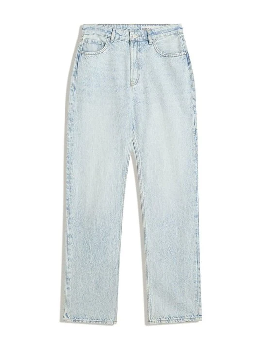 Zdjęcie produktu Jeansy Straight Leg Bershka jasnoniebieski