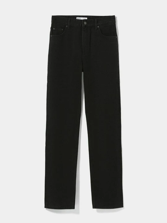 Zdjęcie produktu Jeansy Straight Leg Bershka czarny