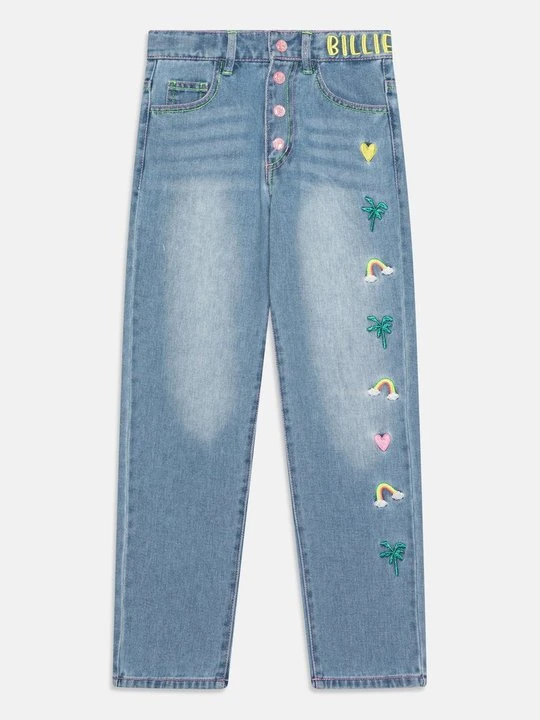 Zdjęcie produktu Jeansy Straight Leg Billieblush niebieski denim