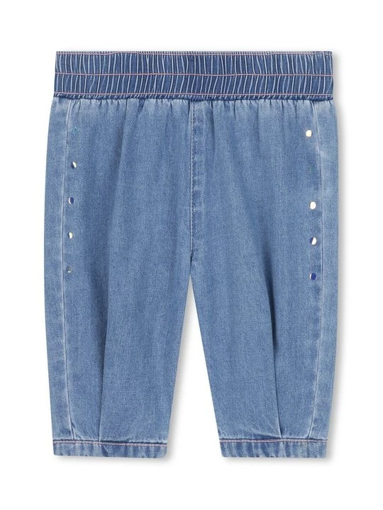 Zdjęcie produktu Jeansy Straight Leg Billieblush ciemnoniebieski