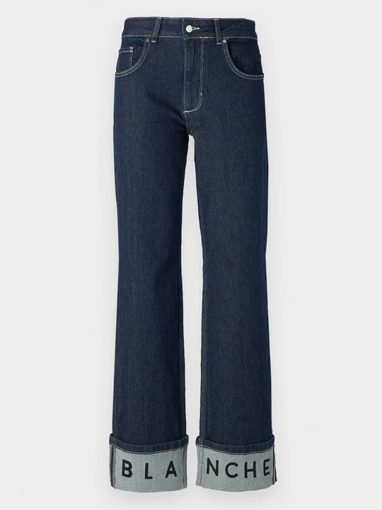 Zdjęcie produktu Jeansy Straight Leg Blanche granatowy