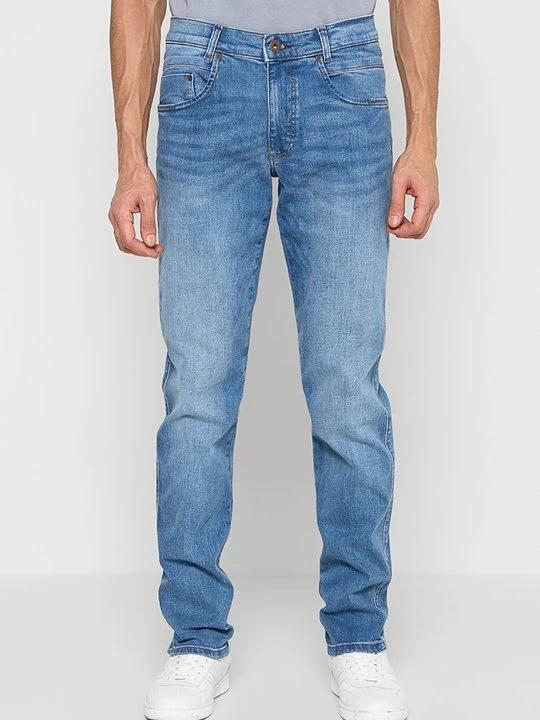 Zdjęcie produktu Jeansy Straight Leg Bugatti jasnoniebieski