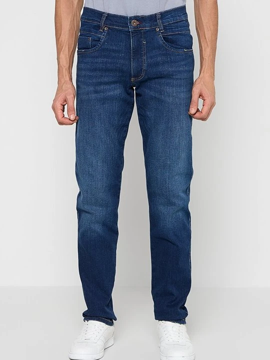 Zdjęcie produktu Jeansy Straight Leg Bugatti niebieski