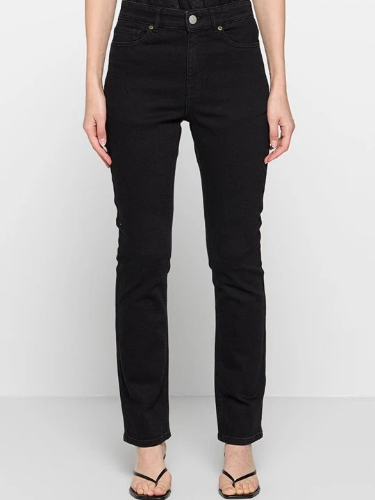 Zdjęcie produktu Jeansy Straight Leg By Malene Birger czarny