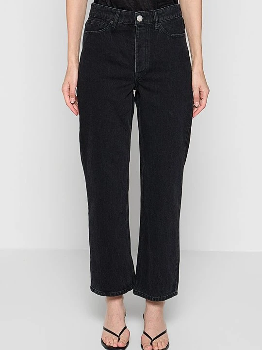 Zdjęcie produktu Jeansy Straight Leg By Malene Birger czarny