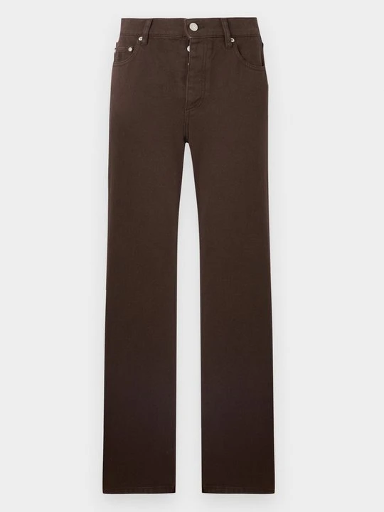 Zdjęcie produktu Jeansy Straight Leg By Malene Birger brązowy