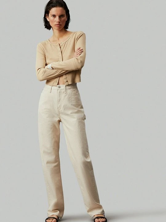 Zdjęcie produktu Jeansy Straight Leg Calvin Klein Jeans jasnoniebieski denim