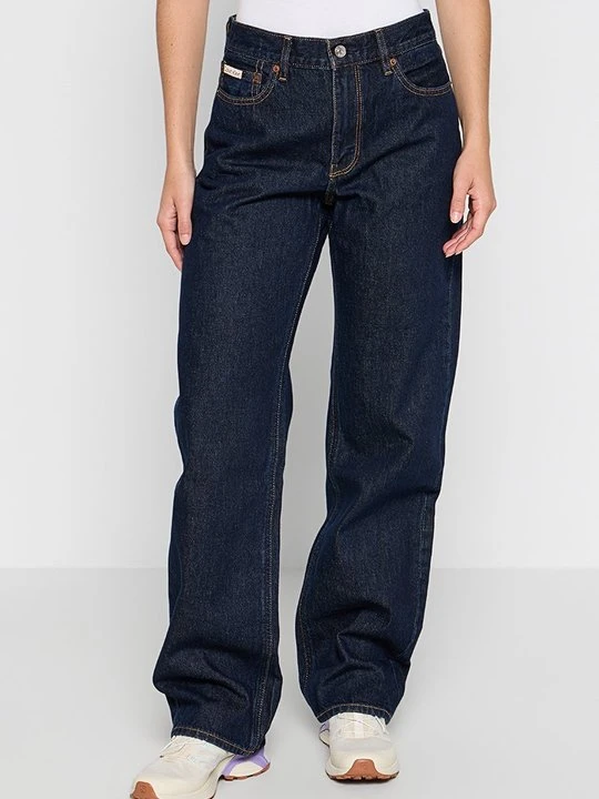 Zdjęcie produktu Jeansy Straight Leg Calvin Klein Jeans granatowy