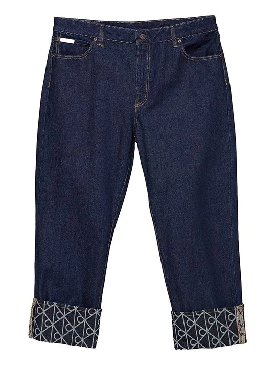 Zdjęcie produktu Jeansy Straight Leg Calvin Klein Jeans ciemnoliliowy