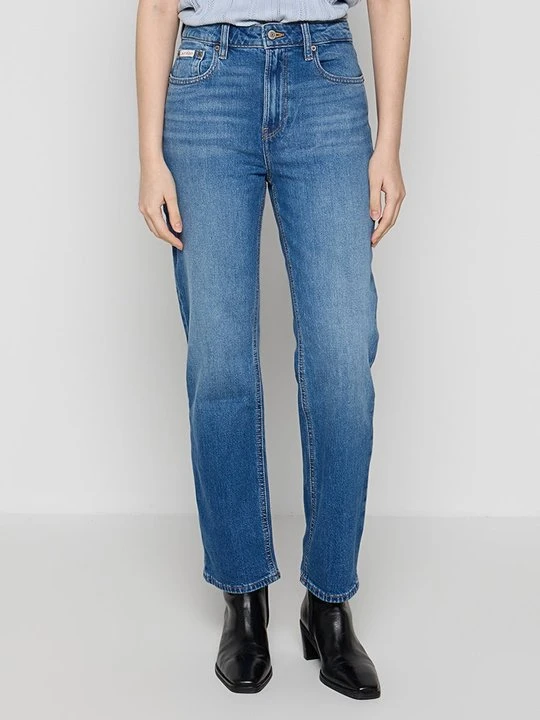 Zdjęcie produktu Jeansy Straight Leg Calvin Klein Jeans fioletowy