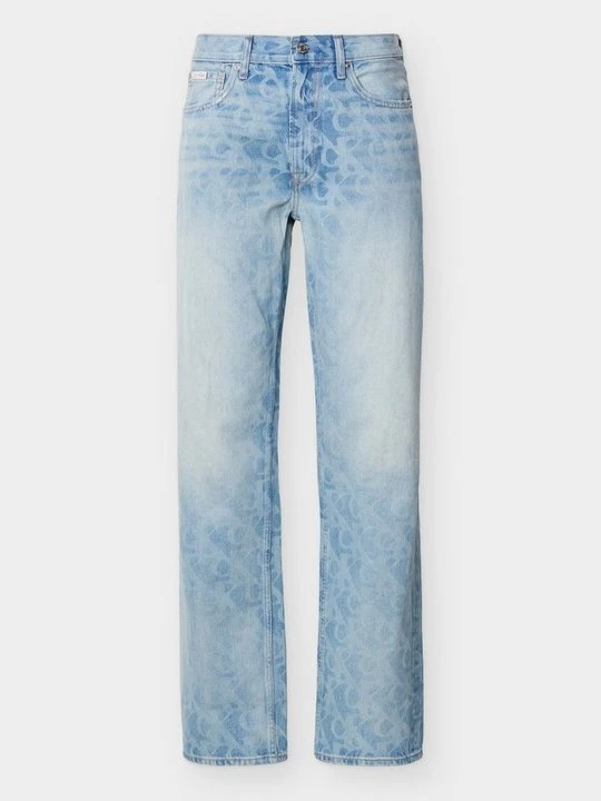 Zdjęcie produktu Jeansy Straight Leg Calvin Klein Jeans jasnoniebieski denim