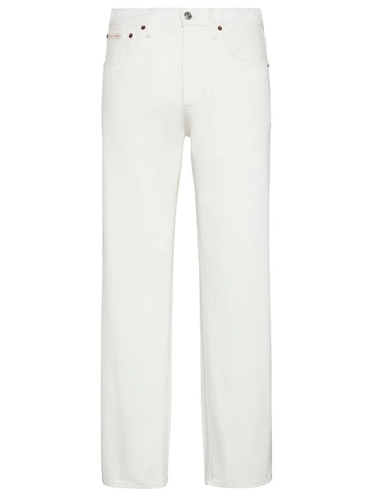 Zdjęcie produktu Jeansy Straight Leg Calvin Klein Jeans biały