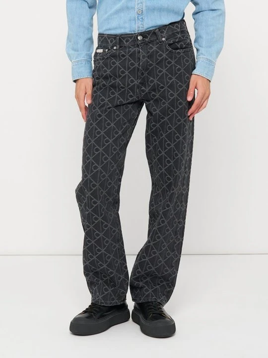 Zdjęcie produktu Jeansy Straight Leg Calvin Klein Jeans czarny