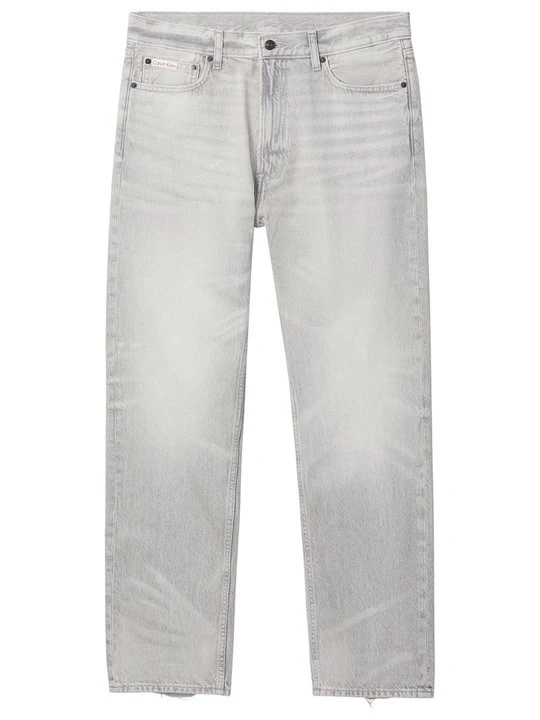 Zdjęcie produktu Jeansy Straight Leg Calvin Klein Jeans jasnoszary