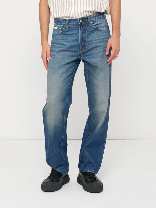 Zdjęcie produktu Jeansy Straight Leg Calvin Klein Jeans niebieski