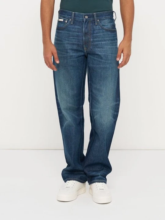 Zdjęcie produktu Jeansy Straight Leg Calvin Klein Jeans niebieski denim