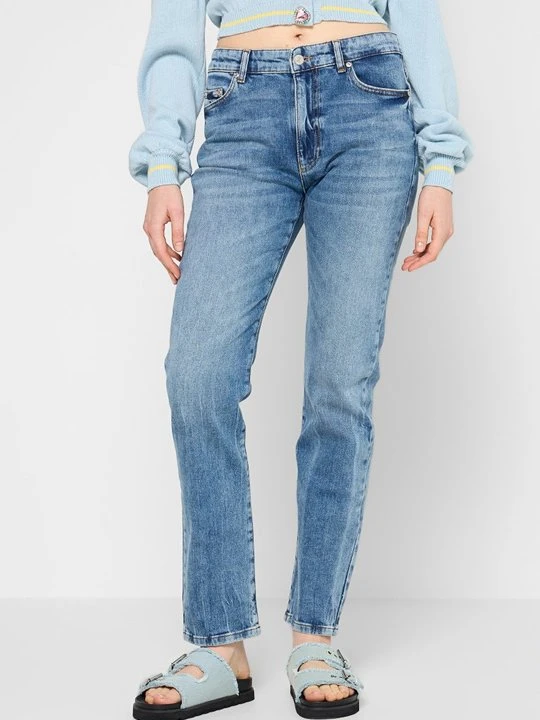 Zdjęcie produktu Jeansy Straight Leg Chiara Ferragni jasnoniebieski denim