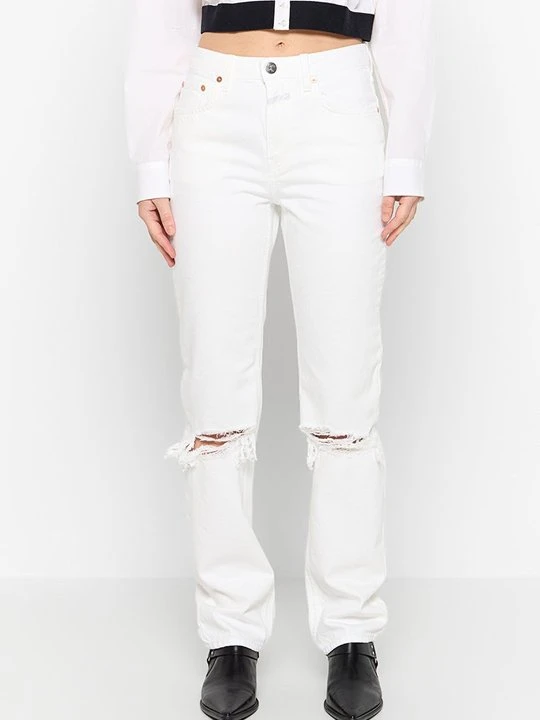 Zdjęcie produktu Jeansy Straight Leg Closed biały