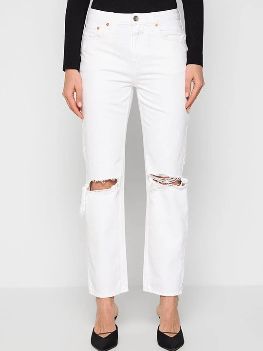 Zdjęcie produktu Jeansy Straight Leg Closed biały