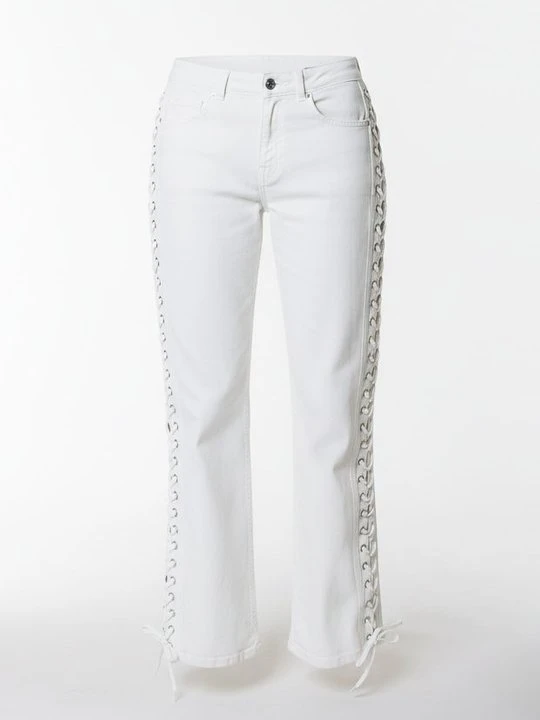 Zdjęcie produktu Jeansy Straight Leg Colourful Rebel beżowy
