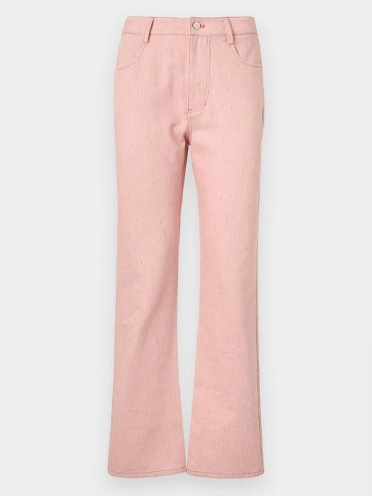 Zdjęcie produktu Jeansy Straight Leg Cras różowy