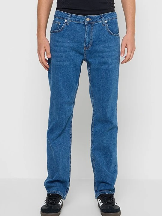 Zdjęcie produktu Jeansy Straight Leg DeFacto niebieski
