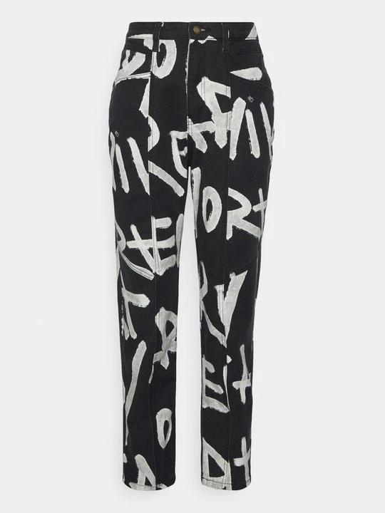 Zdjęcie produktu Jeansy Straight Leg Desigual czarny