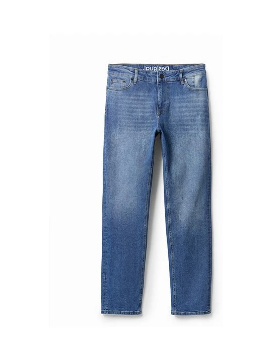 Zdjęcie produktu Jeansy Straight Leg Desigual niebieski