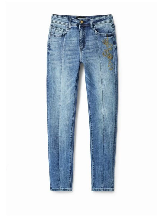 Zdjęcie produktu Jeansy Straight Leg Desigual niebieski