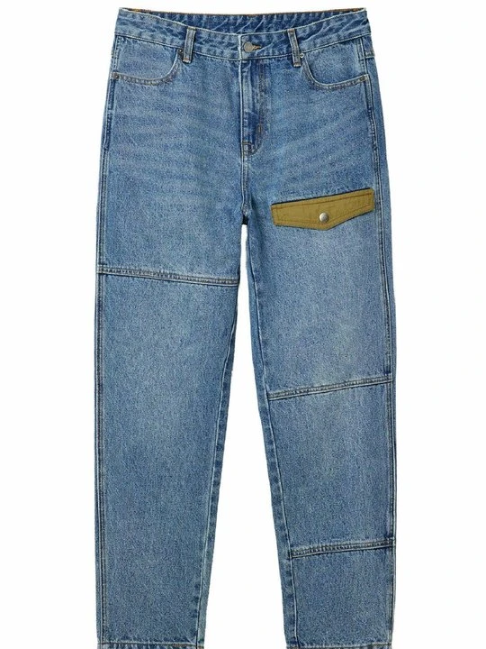 Zdjęcie produktu Jeansy Straight Leg Desigual niebieski