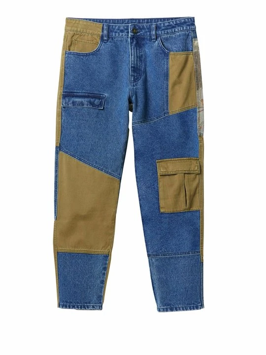 Zdjęcie produktu Jeansy Straight Leg Desigual zielony