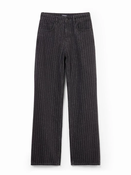 Zdjęcie produktu Jeansy Straight Leg Desigual czarny