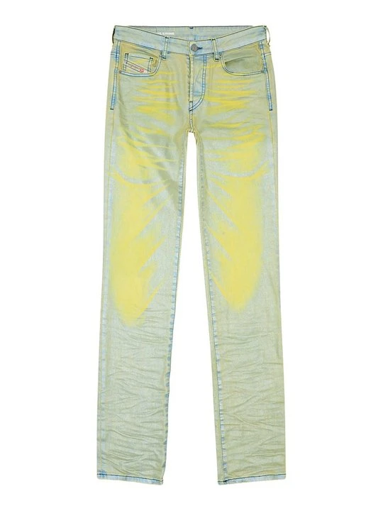 Zdjęcie produktu Jeansy Straight Leg Diesel żółty