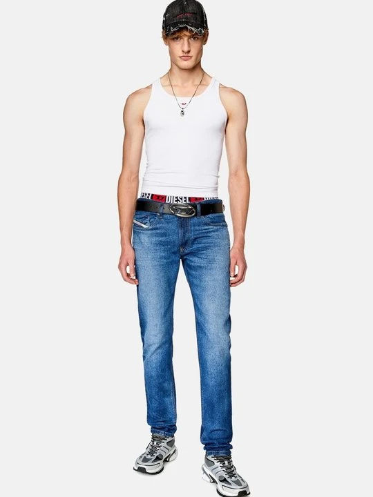 Zdjęcie produktu Jeansy Straight Leg Diesel granatowy