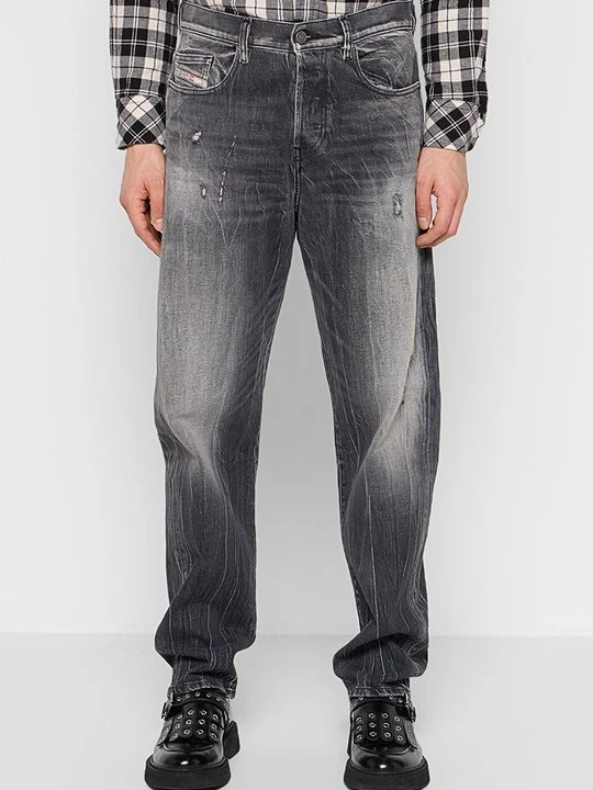 Zdjęcie produktu Jeansy Straight Leg Diesel ciemnoszary