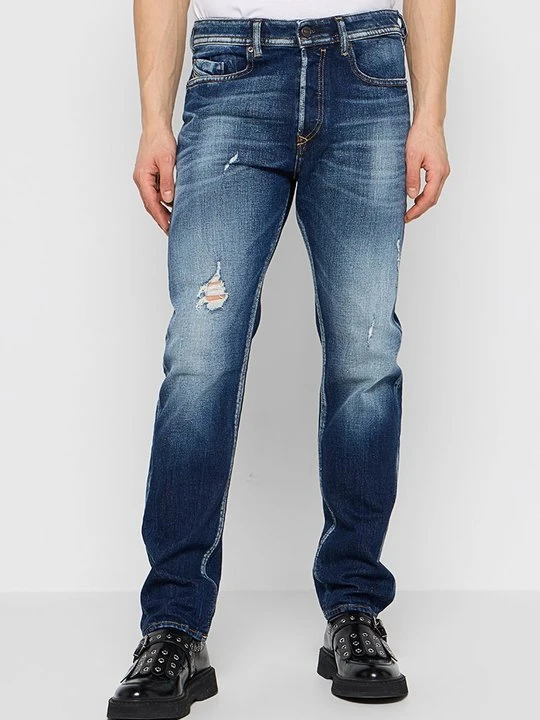 Zdjęcie produktu Jeansy Straight Leg Diesel niebieski