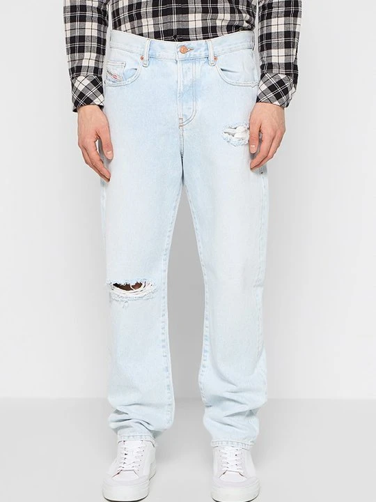 Zdjęcie produktu Jeansy Straight Leg Diesel niebieski denim
