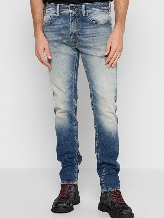 Zdjęcie produktu Jeansy Straight Leg Diesel niebieski denim