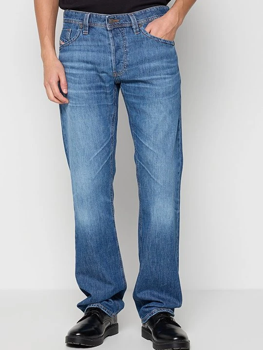 Zdjęcie produktu Jeansy Straight Leg Diesel niebieski denim