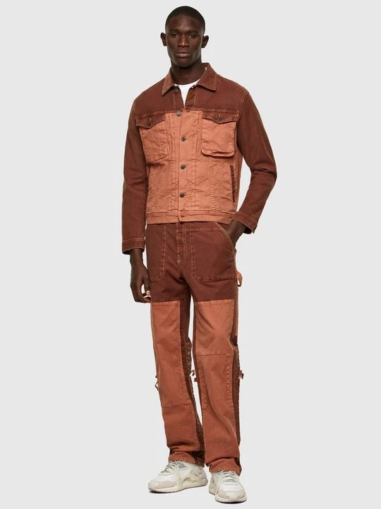 Zdjęcie produktu Jeansy Straight Leg Diesel brązowy
